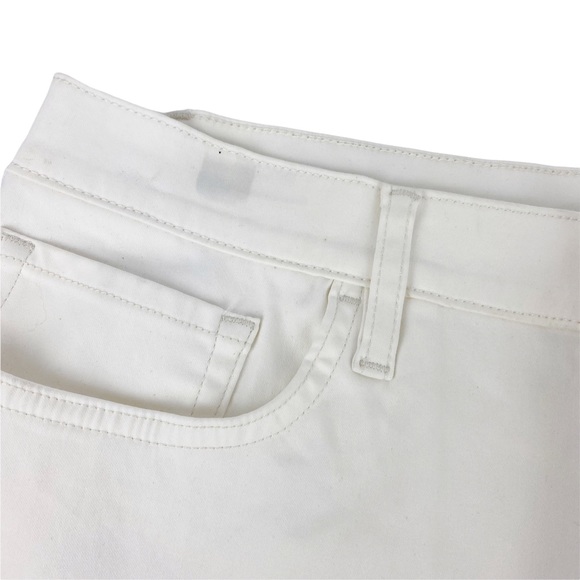 NWT Frame Denim Coated Off White Mini Skirt Size 30 - Picture 13 of 13